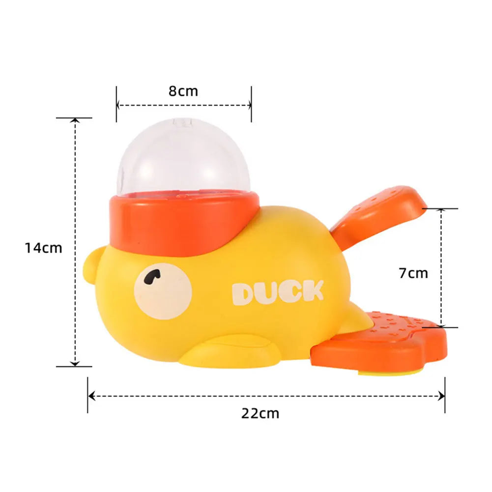 Dog Interactive Slow Feeder Cartoon Duck Design Interactive Pet Food Treat Dispenser Pet Snack Feeder for Small & Medium Dogs