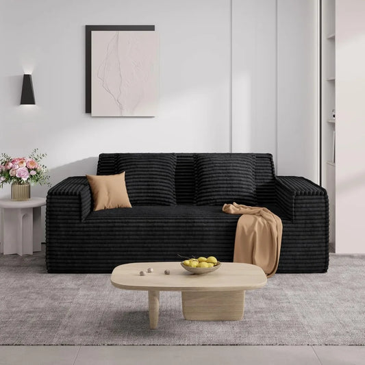 Cloud Loveseat Sofa, No Assembly Required Comfy Deep Seat Couches 1 pcs for Living Room, Bedroom, Apartment