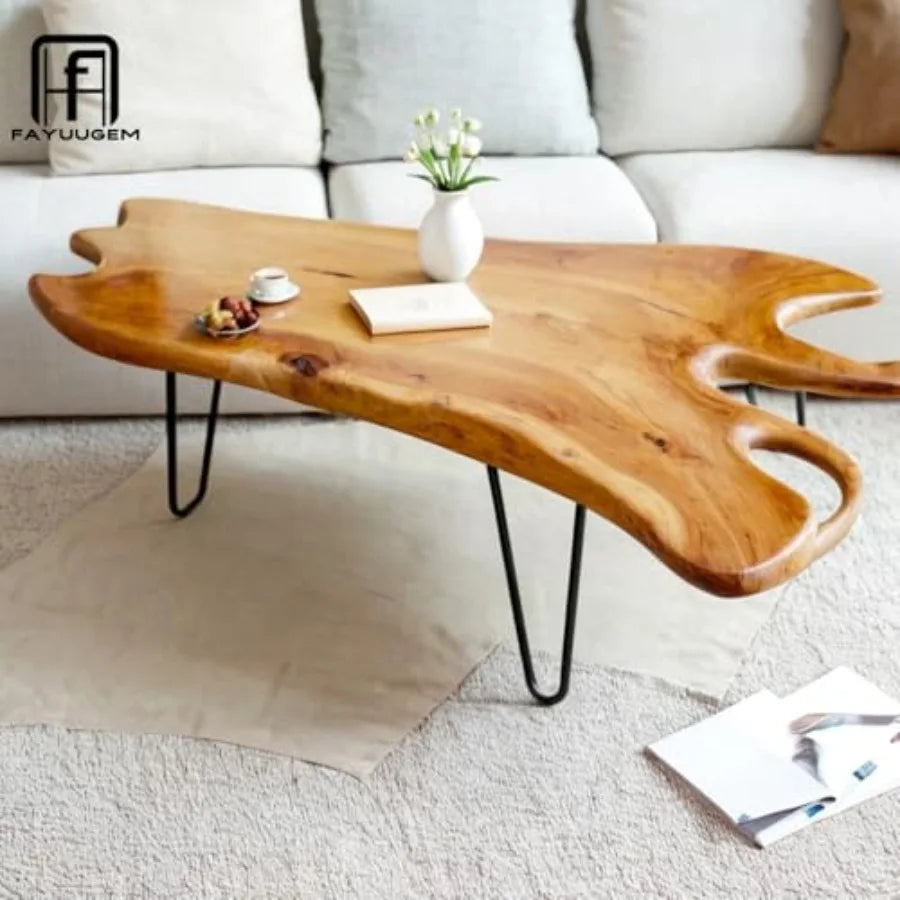 Wood Coffee Table Live Edge Coffee Table tural Wooden Coffee Tables for Living Room