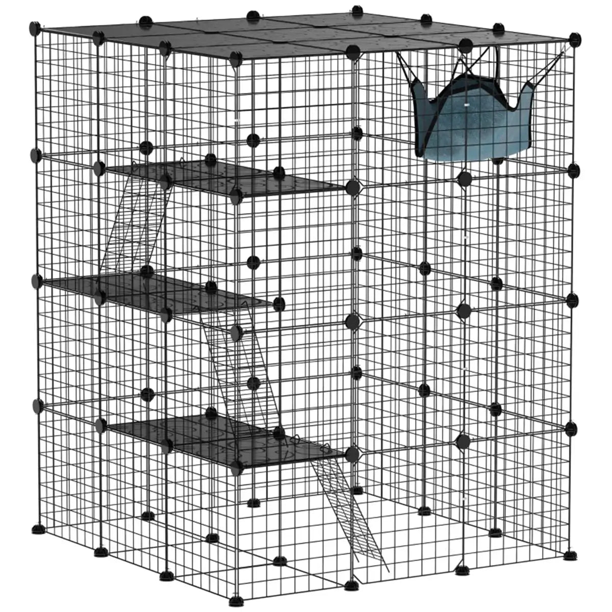 Cat Play Tunnel & Cage - Functional & Fun Cat Hideaway | Fast Shipping